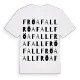 Fröafall ordlek t-shirt