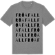 Mid Heather Gray t-shirt med Fröafall ordlek t-shirt
