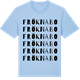 Blue Soul t-shirt med Fröknabo ordlek t-shirt