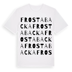 Frostabacka ordlek t-shirt – ekologisk bomull t-shirt från Pinshirt