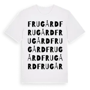 Frugård ordlek t-shirt – ekologisk bomull t-shirt från Pinshirt