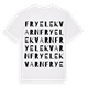 Fryele kvarn ordlek t-shirt