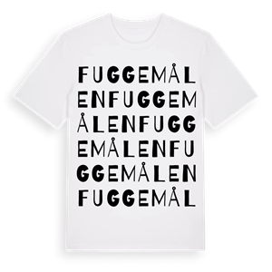 Fuggemålen ordlek t-shirt – ekologisk bomull t-shirt från Pinshirt