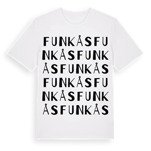 Funkås ordlek t-shirt – ekologisk bomull t-shirt från Pinshirt