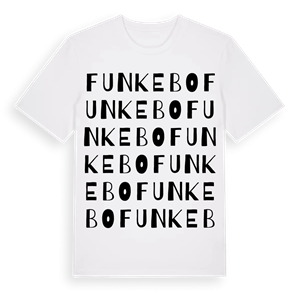 Funkebo ordlek t-shirt – ekologisk bomull t-shirt från Pinshirt