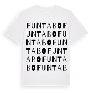 Funtabo ordlek t-shirt – ekologisk bomull t-shirt från Pinshirt