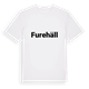 White t-shirt med Furehäll fetstil t-shirt