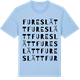 Blue Soul t-shirt med Fureslätt ordlek t-shirt