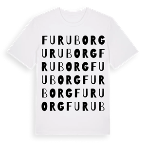 Furuborg ordlek t-shirt – ekologisk bomull t-shirt från Pinshirt