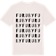 Vintage White t-shirt med Furuby ordlek t-shirt