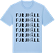 Blue Soul t-shirt med Furuhäll ordlek t-shirt