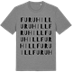 Mid Heather Gray t-shirt med Furuhill ordlek t-shirt