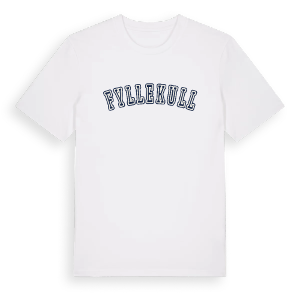 Fyllekull college t-shirt – ekologisk bomull t-shirt från Pinshirt