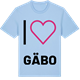 Blue Soul t-shirt med Jag älskar Gäbo t-shirt stort tryck