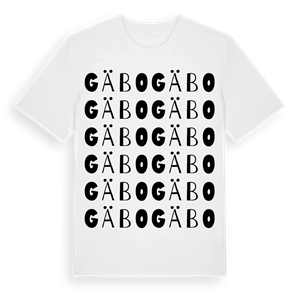 Gäbo ordlek t-shirt – ekologisk bomull t-shirt från Pinshirt