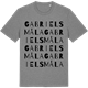 Mid Heather Gray t-shirt med Gabrielsmåla ordlek t-shirt