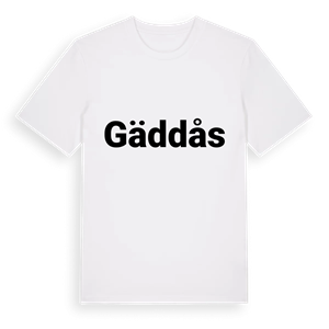 Gäddås fetstil t-shirt – ekologisk bomull t-shirt från Pinshirt