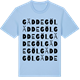 Blue Soul t-shirt med Gäddegöl ordlek t-shirt