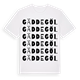 Gäddegöl ordlek t-shirt