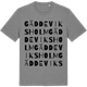 Mid Heather Gray t-shirt med Gäddeviksholm ordlek t-shirt