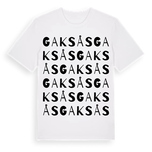 Gaksås ordlek t-shirt – ekologisk bomull t-shirt från Pinshirt