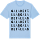 Blue Soul t-shirt med Galarefällan ordlek t-shirt