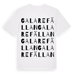 Galarefällan ordlek t-shirt – ekologisk bomull t-shirt från Pinshirt