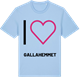 Blue Soul t-shirt med Jag älskar Gallahemmet t-shirt stort tryck