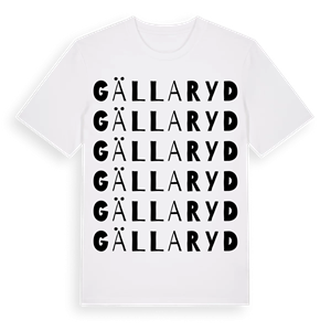 Gällaryd ordlek t-shirt – ekologisk bomull t-shirt från Pinshirt