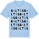 Blue Soul t-shirt med Galtås ordlek t-shirt