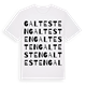 Galtesten ordlek t-shirt