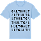 Blue Soul t-shirt med Galthult ordlek t-shirt
