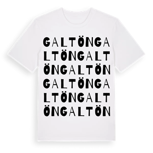 Galtön ordlek t-shirt – ekologisk bomull t-shirt från Pinshirt