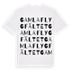 Gamla flygfältet ordlek t-shirt
