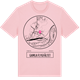 Pink Cotton t-shirt med Gamla flygfältet t-shirt