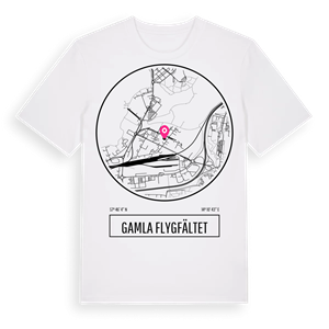 Gamla flygfältet t-shirt – ekologisk bomull t-shirt från Pinshirt