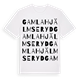 Gamla Hjälmseryd ordlek t-shirt