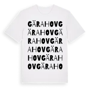 Gärahov ordlek t-shirt – ekologisk bomull t-shirt från Pinshirt