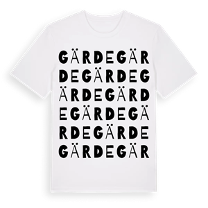 Gärde ordlek t-shirt – ekologisk bomull t-shirt från Pinshirt