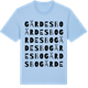 Blue Soul t-shirt med Gärdesbo ordlek t-shirt