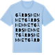 Blue Soul t-shirt med Gärdshemmet ordlek t-shirt