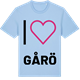 Blue Soul t-shirt med Jag älskar Gårö t-shirt stort tryck