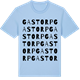 Blue Soul t-shirt med Gastorp ordlek t-shirt