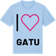 Blue Soul t-shirt med Jag älskar Gatu t-shirt stort tryck