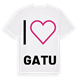 Jag älskar Gatu t-shirt stort tryck