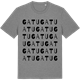 Mid Heather Gray t-shirt med Gatu ordlek t-shirt