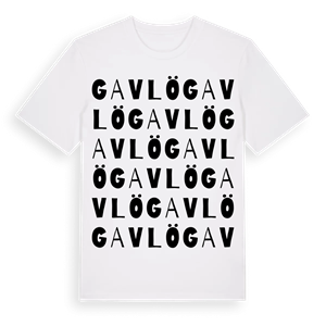 Gavlö ordlek t-shirt – ekologisk bomull t-shirt från Pinshirt