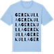 Blue Soul t-shirt med Gerekulla ordlek t-shirt