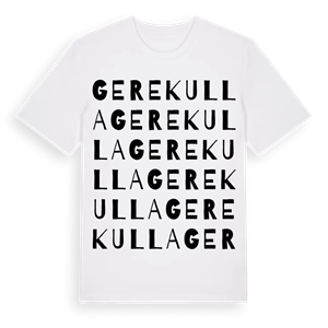 Gerekulla ordlek t-shirt – ekologisk bomull t-shirt från Pinshirt