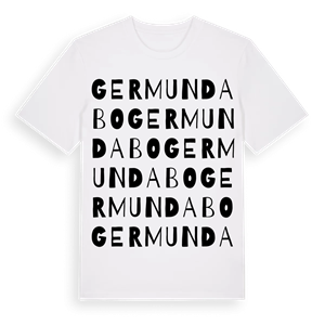 Germundabo ordlek t-shirt – ekologisk bomull t-shirt från Pinshirt
